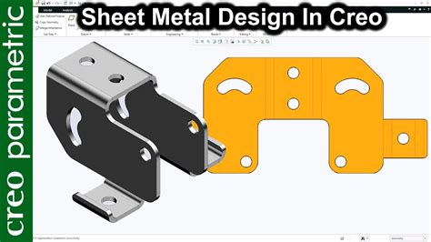 creo bend sheet metal|creo parametric sheet metal.